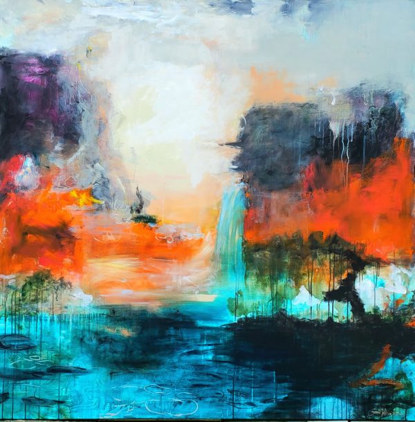Fire and water 60x60